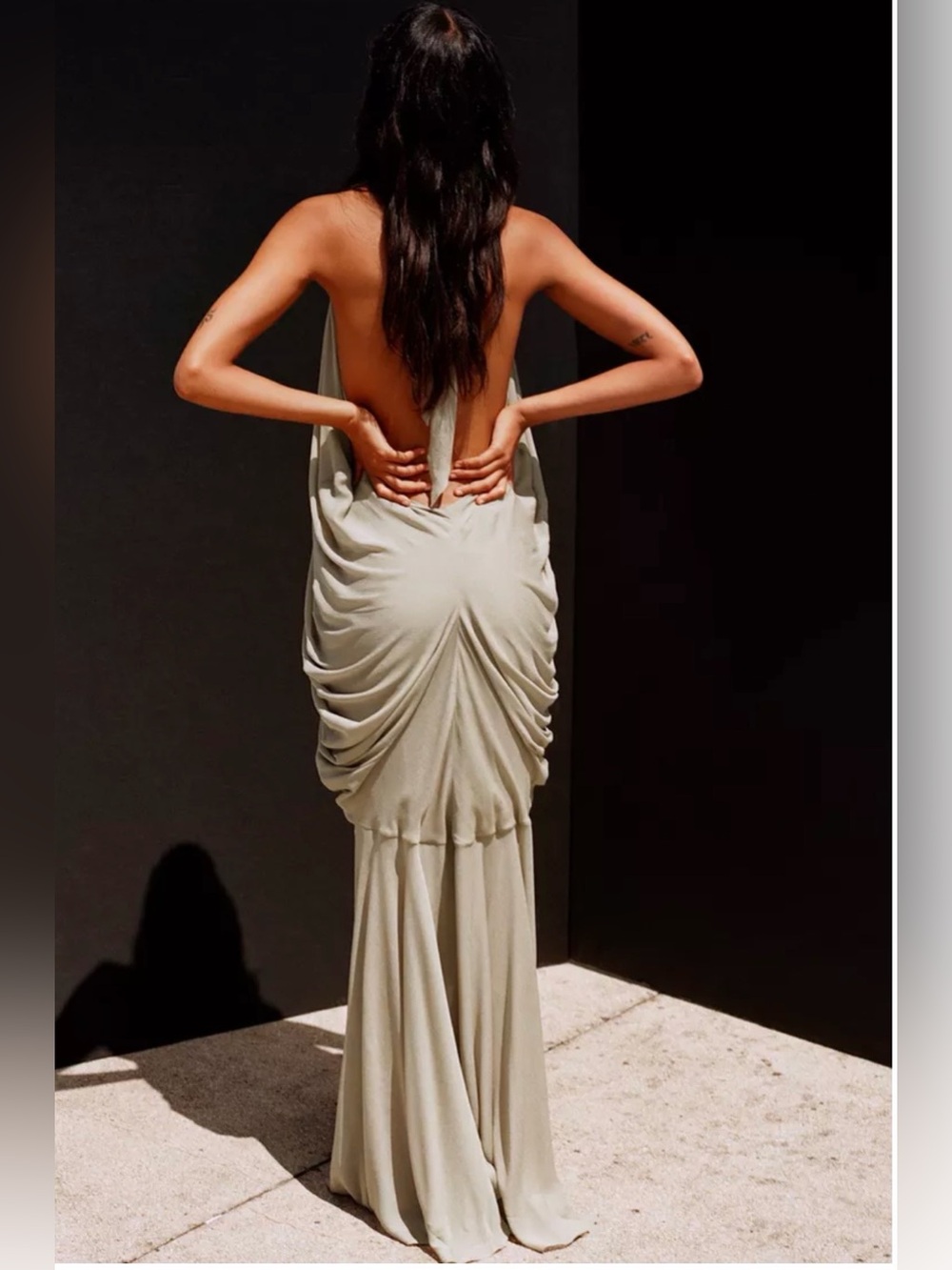 New with tags! Limited Edition! Zara Halter Volume Dress - Picture 2 of 4